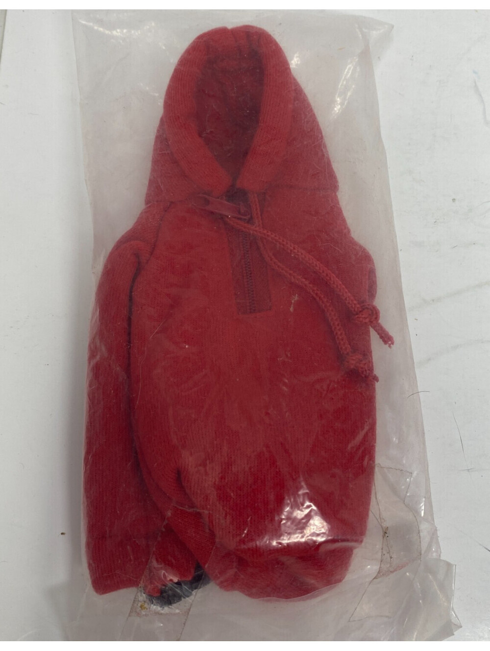 Red Hooded Can Coozie Fits 12oz Soda Beer Cans Zip Up Shoulder Strap